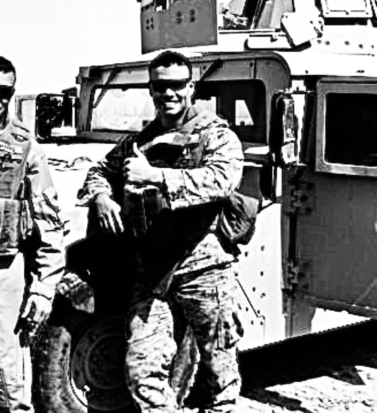 Tim Burns, on deployment
